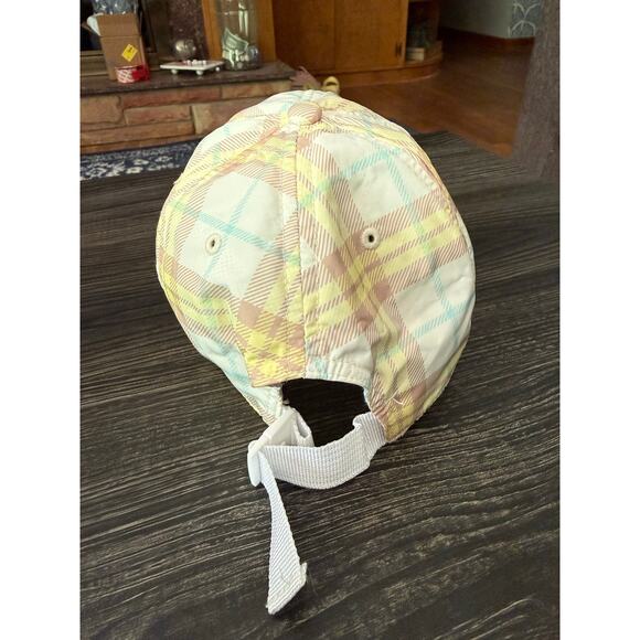 Rag & Bone Addison Yellow Green Plaid Baseball Cap